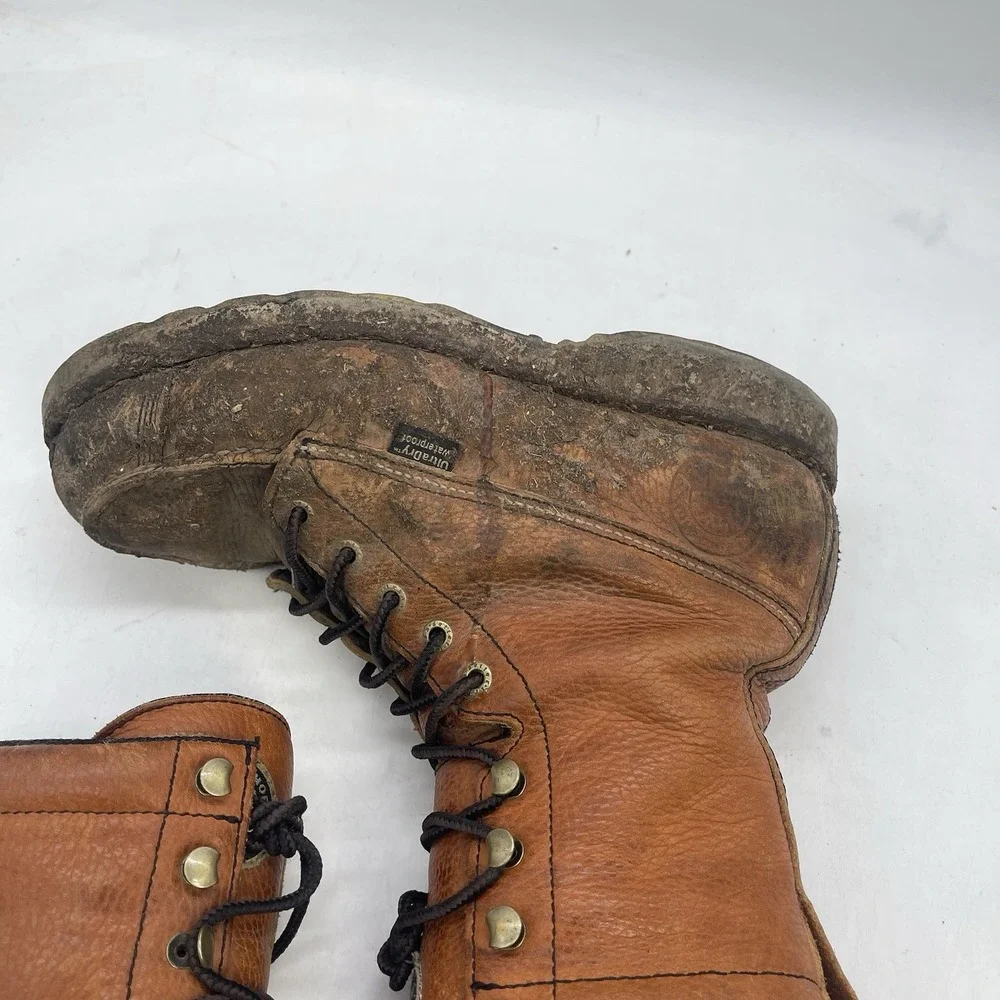 Red Wing Irish Setter Boots Mens 8 D Brown Workwear No. 894 Wingshooter Hunting
